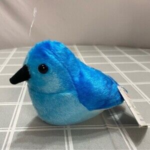 Plush Mountain Bluebird with Real Audubon Bird Call by Wild Republic